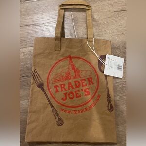 Trader Joe's Washable Paper Reusable Grocery Bag - NWT